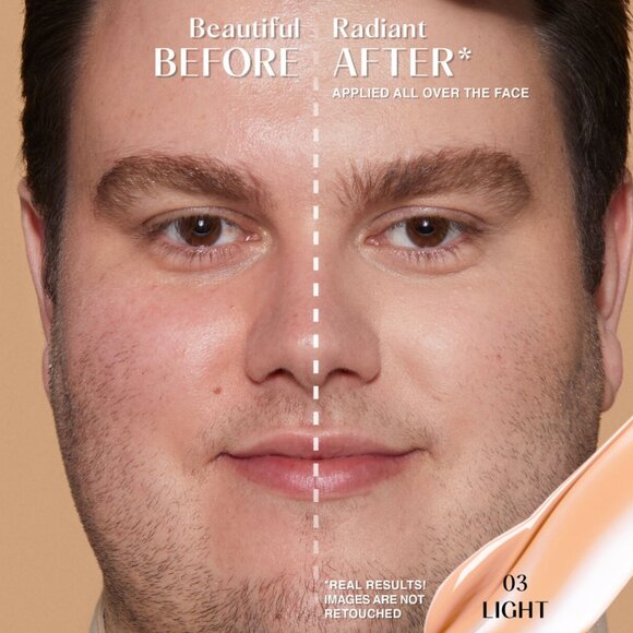 Huda Beauty GloWish Bright Light Hydrating Sheer Vegan Concealer in Light 03 - Picture 5 of 8